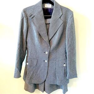 Evan Picone Vintage Blue Wool  Suit 10